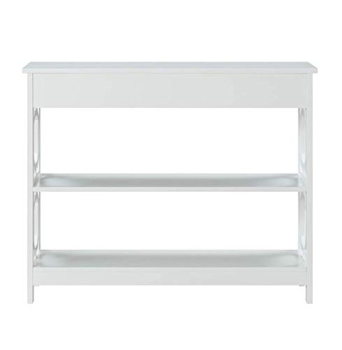 Convenience Concepts Omega 1 Drawer Console Table White Convenience Concepts Omega 1 Drawer, Omega 1 Drawer Console Table