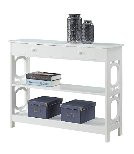 Convenience Concepts Omega 1 Drawer Console Table White Convenience Concepts Omega 1 Drawer, Convenience Concepts Omega 1 Drawer Console Table
