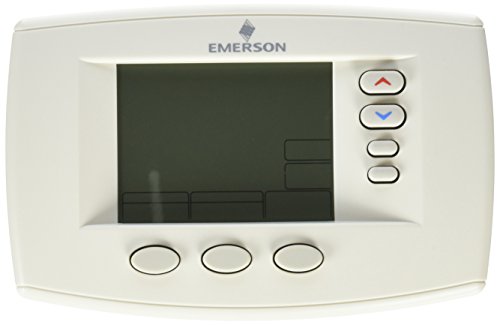 Emerson Thermostats Emerson 1F95-0671 Emerson Low Voltage Thermostat: Heat and Cool, Auto, 2 Heating Stages - Conventional System, Adj  1F95-0671