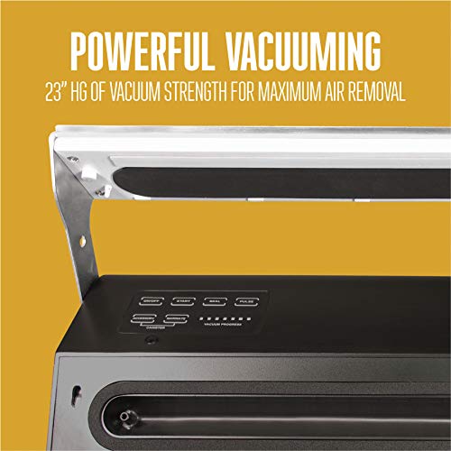 Weston 65-0501-W Professional Advantage Vacuum Sealer, 11", Stainless Steel and Black