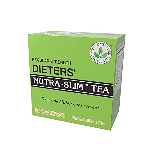 Regular Strength Dieters Nature-Slim Tea Triple Leaves Brand - 30 Tea Bags