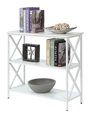 Convenience Concepts 161574 Tucson Storage Console Libreria a 3 mensole Cherry Convenience Concepts 161574 Tucson Storage Console Libreria a 3 mensole Cherry