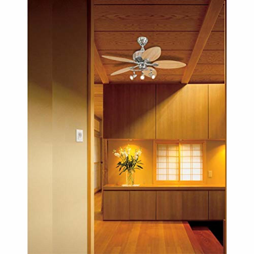 Westinghouse Lighting 7787300 Ceilng Fan and Light Wall Control , White