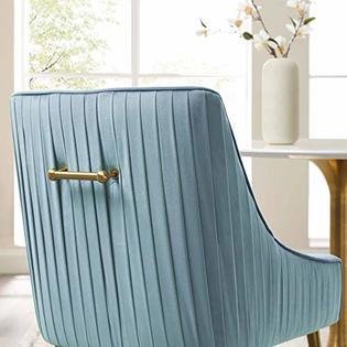 Modway Discern Pleated Back Upholstered Performance Velvet Dining Chair