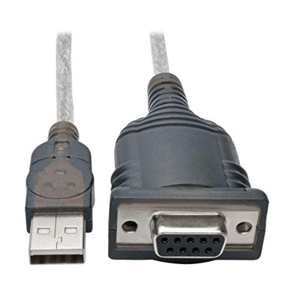 Tripp Lite 18in USB to Null Modem Serial Adapter Cable FTDI w/COM Retention M/F 18" (U209-18N-NULL)
