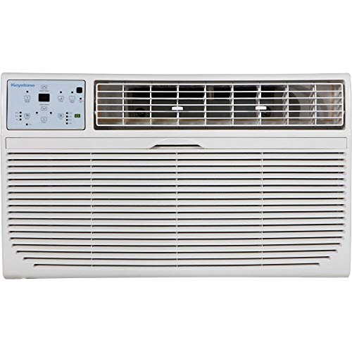 Keystone 10,000 BTU 230V Through-The-Wall Air Conditioner | Energy Star | Follow Me LCD Remote Control | Dehumidifier | Sleep Mo