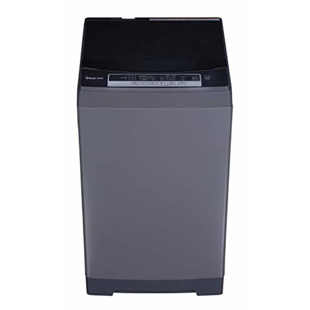 Magic Chef MCSTCW16S4 Stainless Steel 1.6 Cu. Ft. Compact Top-Load Washer