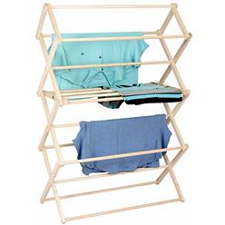 Pennsylvania Woodworks Clothes Drying Rack: Solid Maple Hard Wood Laundry Rack for Shirts, Jeans, Kids Clothing & More, Heavy Du