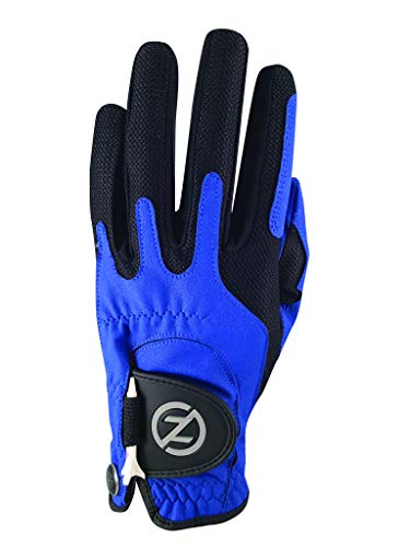 Zero Friction ZF-ACGOGLOV-M-BL Performance Men's Golf Glove LH Blue