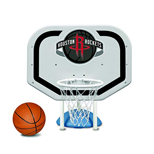 Poolmaster 72941 Houston Rockets NBA Pro Rebounder-Style Poolside Basketball Game