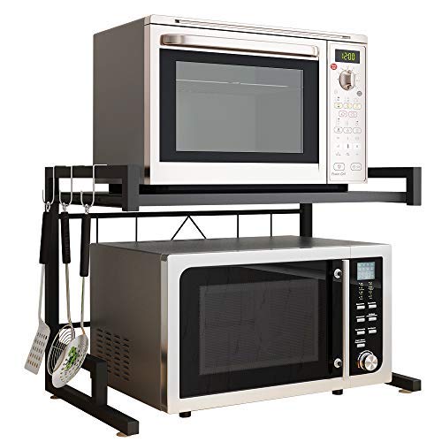 JUNYUAN Microwave Oven Shelf Kitchen Counter Storage ...