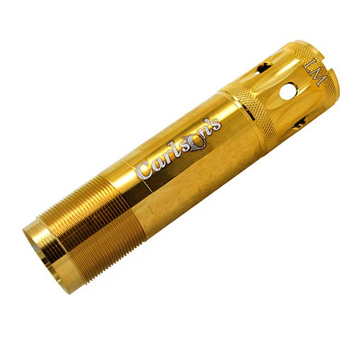 Carlsons Choke Tube Browning Invector Plus Gold Competition Target Ported Sporting Clays Choke Tube, 12 Gauge, Light Mod, Gold