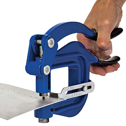 Eastwood Deep Metal Hand Punch Throat Portable Sheet Rivet Hole Auto Body Tool Adjustable Work Stop