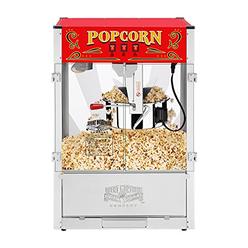 Great Northern Popcorn 6222 GNP 16 Oz. Top 4-in-1 MultiGrill Plus, 16 Ounce, Silver/red