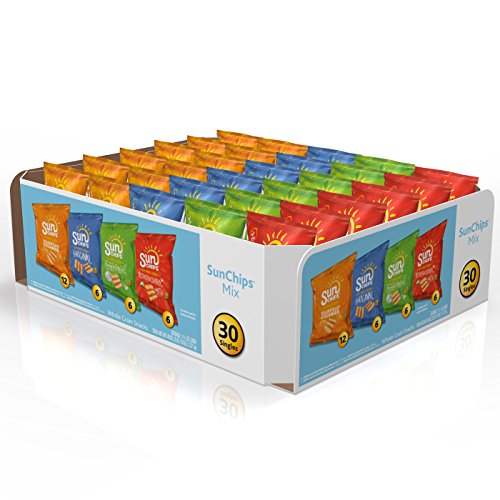 Sun Chips Sunchips Multigrain Snacks Variety Pack, 1.5 Ounce (Pack of 30)