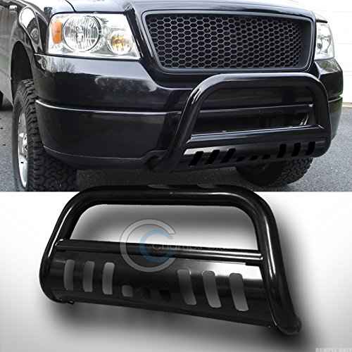 R&L Racing Black Heavy Duty Bull Bar Brush Push Bumper Grill Grille Guard for 01-04 Nissan Frontier
