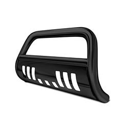 R&L Racing Black Heavyduty Bull Bar Brush Push Bumper Grill Grille Guard Compatible with 06-10 Hummer H3/H3T