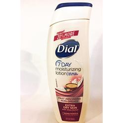 Dial 7 Day Moisturizing lotion Extra Dry Skin with Shea Butter and 7 Bionutrients 12 fl oz