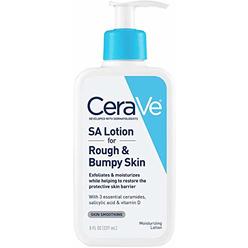 CeraVe SA Lotion for Rough & Bumpy Skin | Vitamin D, Hyaluronic Acid, Lactic Acid & Salicylic Acid Lotion | Fragrance Free & All