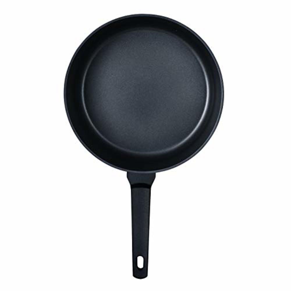 MasterPan Multi skillet Non-Stick Cast Aluminum Fry Pan, Non-stick Frying Pan Omelette Pan, 11", Black, Designer Series,