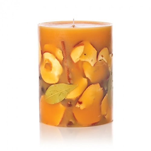 Rosy Rings Spicy Apple Tall Round Scented Candles, 5"