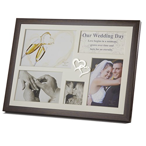 Leeber Limited USA Elegance Wedding Day Collage Frame