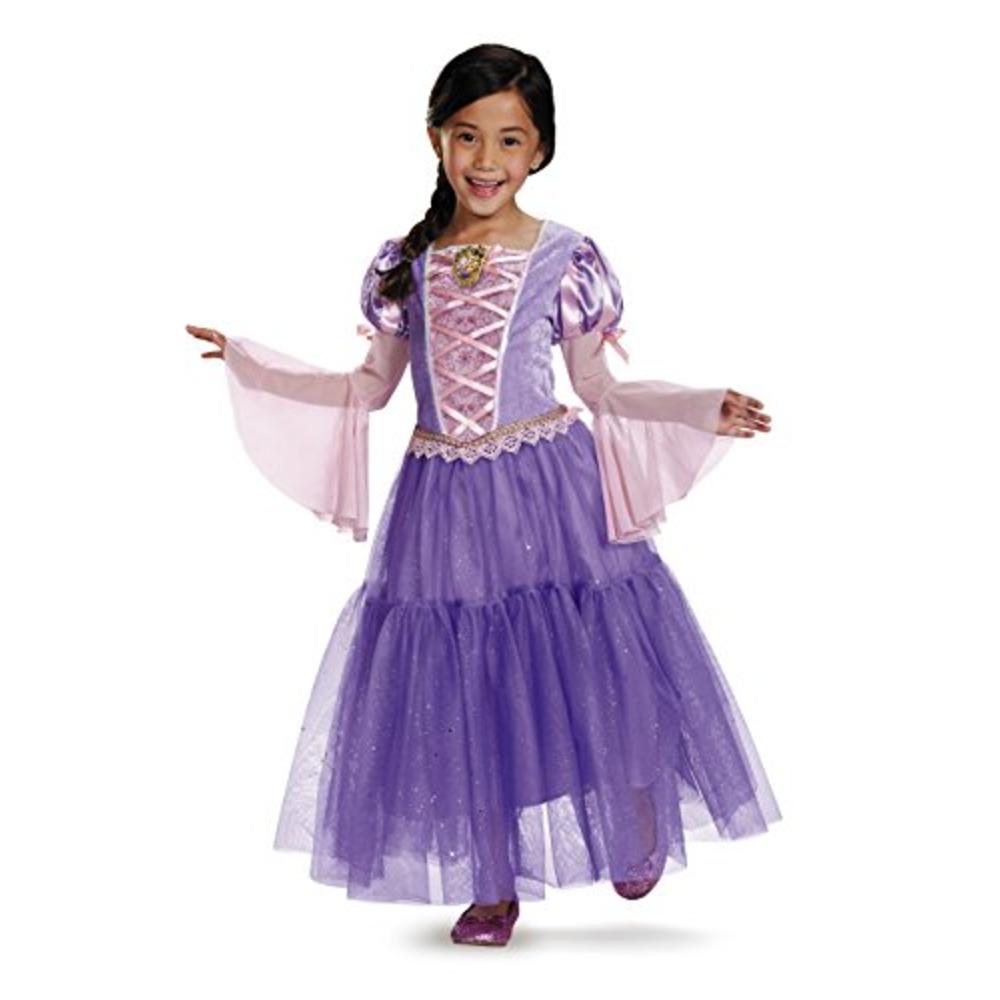 Disguise Rapunzel Deluxe Disney Princess Tangled Costume, Small/4-6X