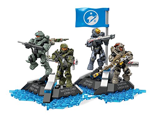Mega Construx Halo Spartan Athlon Building Set - Collectible Micro Action Figure With Storm Rifle