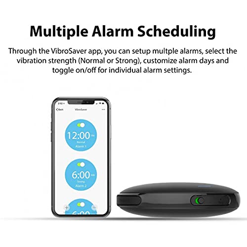VibroSaver Extremely Strong Vibration Bed Shaker Smart Wi-Fi Alarm Clock with Multiple Alarm & Vibration Settings, Immediate Rem