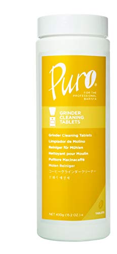 Urnex Puro Caff Grinder Cleaner - 430 Grams - Grinder Cleaning Tablets For Professional Barista Use