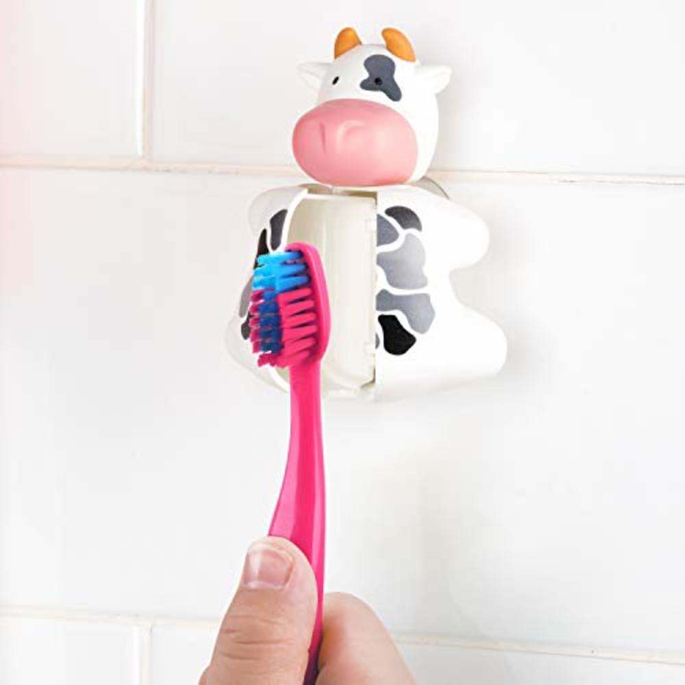Flipper Animal World Toothbrush Holder, Cow
