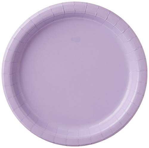 Creative Converting Touch of Color 24 Count Paper Dinner Plates, Luscious Lavender - 47193B