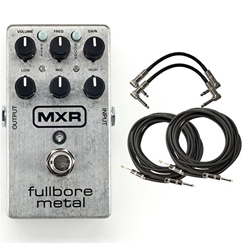 Hollywood nabootsen tweedehands M-116 MXR M116 Fullbore Metal Distortion Pedal w/4 FREE Cables