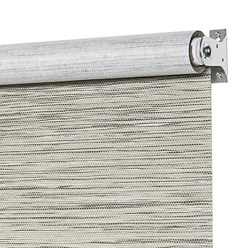 Achim CPS546HT01 Cordless Privacy Jute Shade, 54" x 72", Heather Gray