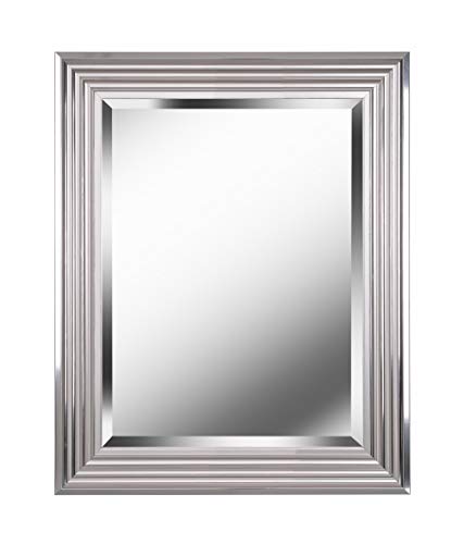 Kenroy Home Lyonesse Mirrors, 24", Chrome (Wall 24" x 30")