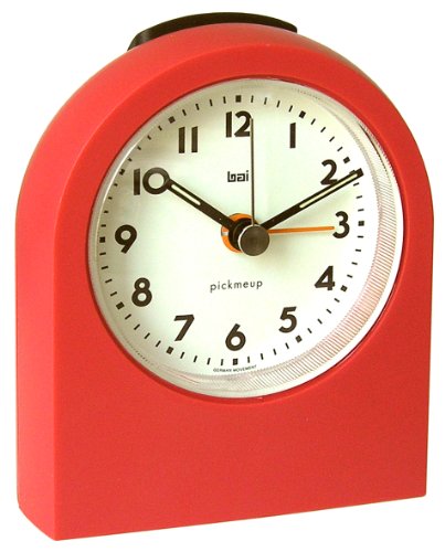 Bai 562.LA Pick-Me-Up Alarm Clock, Red