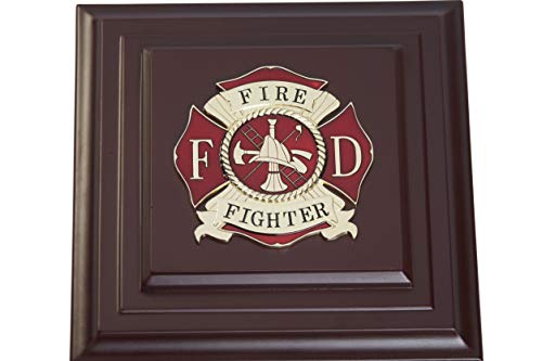 Allied Frame US Firefighter Medallion Desktop Box