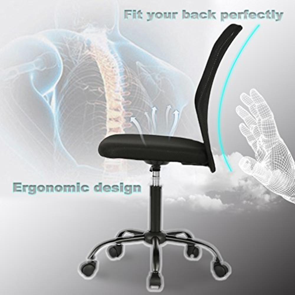 BestOffice Ergonomic Office Chair Cheap Desk Chair Mesh Computer Chair Back Support Modern Executive Mid Back Rolling Swivel Chair for Wome