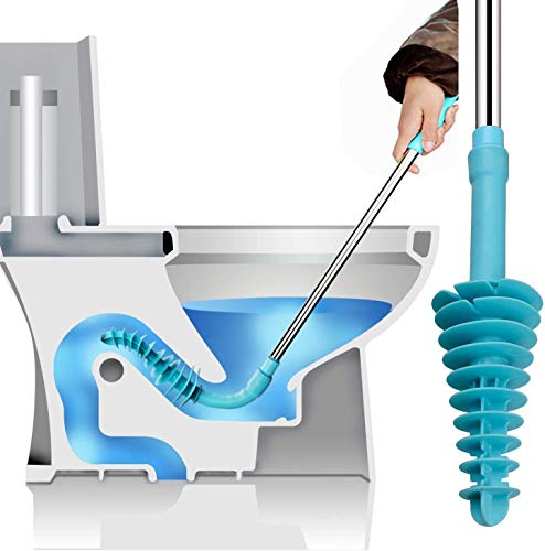 Samshow Toilet Plunger, Toilet Dredge Designed for Siphon-Type, Power Cleaned Toilet Pipe, Patented, Environmentally Friendly, S