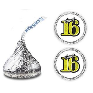 Creativity Labels Sweet 16 Kisses Stickers, (Set of 216) 16 ...