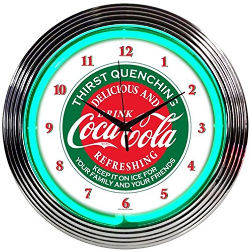 Neonetics Coca-Cola Evergreen Neon Clock