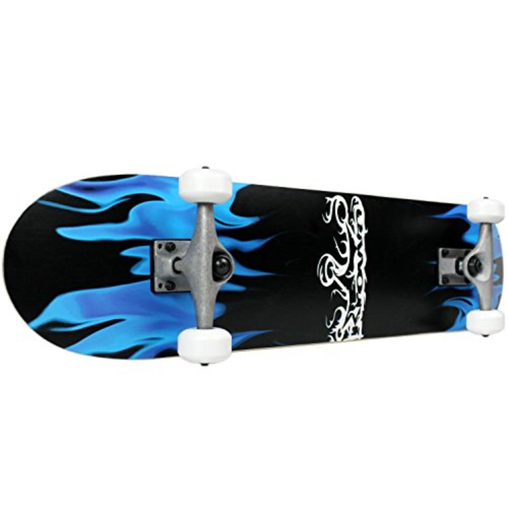 Krown KRRC-27 Rookie Complete Skateboard,Blue Flame,OS