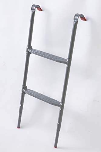 JumpKing Flat Step Trampoline Ladder, Grey, 7 lbs Box is 33 x 5 x3