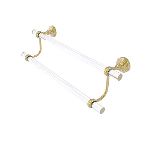 Allied Precision Allied Brass PG-72T-24 Pacific Grove Collection 24 Inch  Double Twisted Accents Towel Bar, Satin Brass