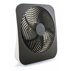 O2Cool Treva 10-Inch Portable Desktop Battery Fan, Powered by Battery and/or AC Adapter - Air Circulating with 2 Cooling Speeds (Batter