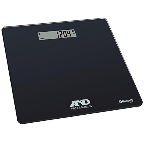 A&D Medical Bluetooth Wireless Bathroom Weight Scale, Medically Accurate (UC-352BLE)