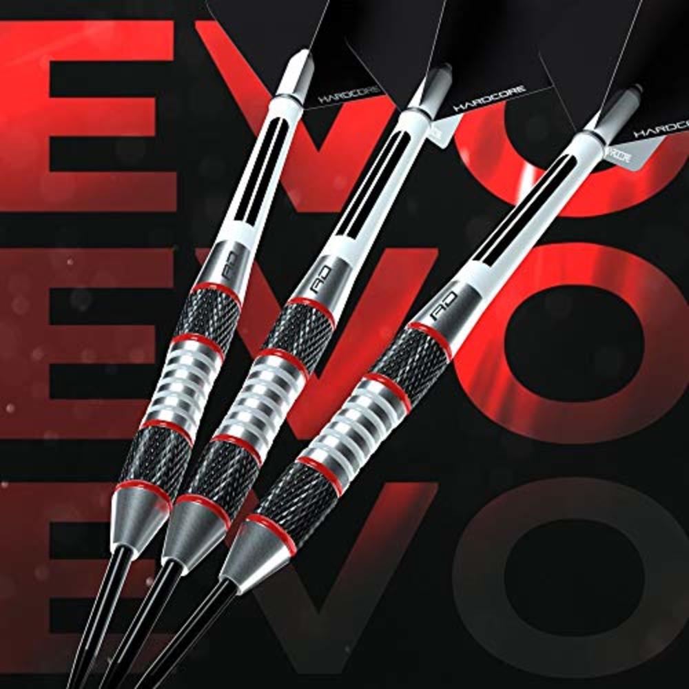 Accessori Darts Bull's Razor Soft Dart - Freccette Professionali In Tungsteno 90%, Peso 18g, Argento/Blu Freccette Blue-titanium - Foto 2