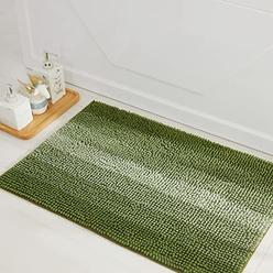 COSY HOMEER 28x18 Inch Bath Rugs Made of 100% Polyester Extra Soft and Non Slip Bathroom Mats Specialized in Machine Washable an