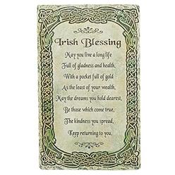 Josephs Studio Irish Blessing "May You Live a Long Life" 8" Wall Plaque
