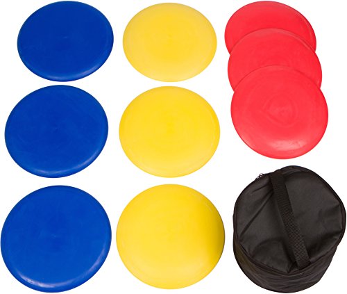 Trademark Innovations 9-Piece Disc Golf Set with Carry Bag